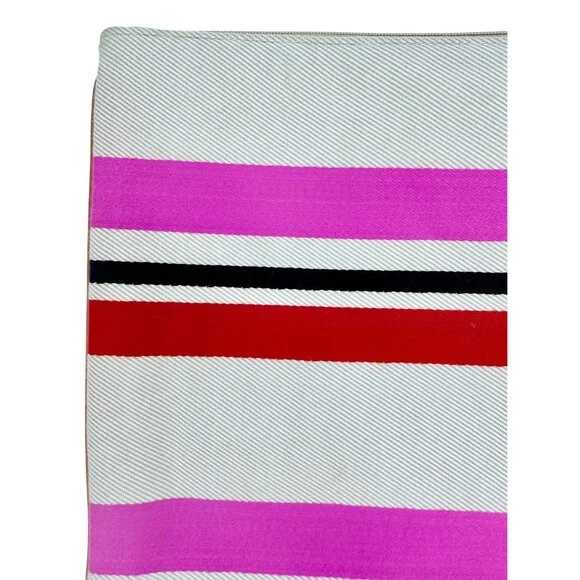 Kate Spade Oak Island Multicolor Striped Large Zip Clutch w/Gold Hardware - Picture 8 of 10